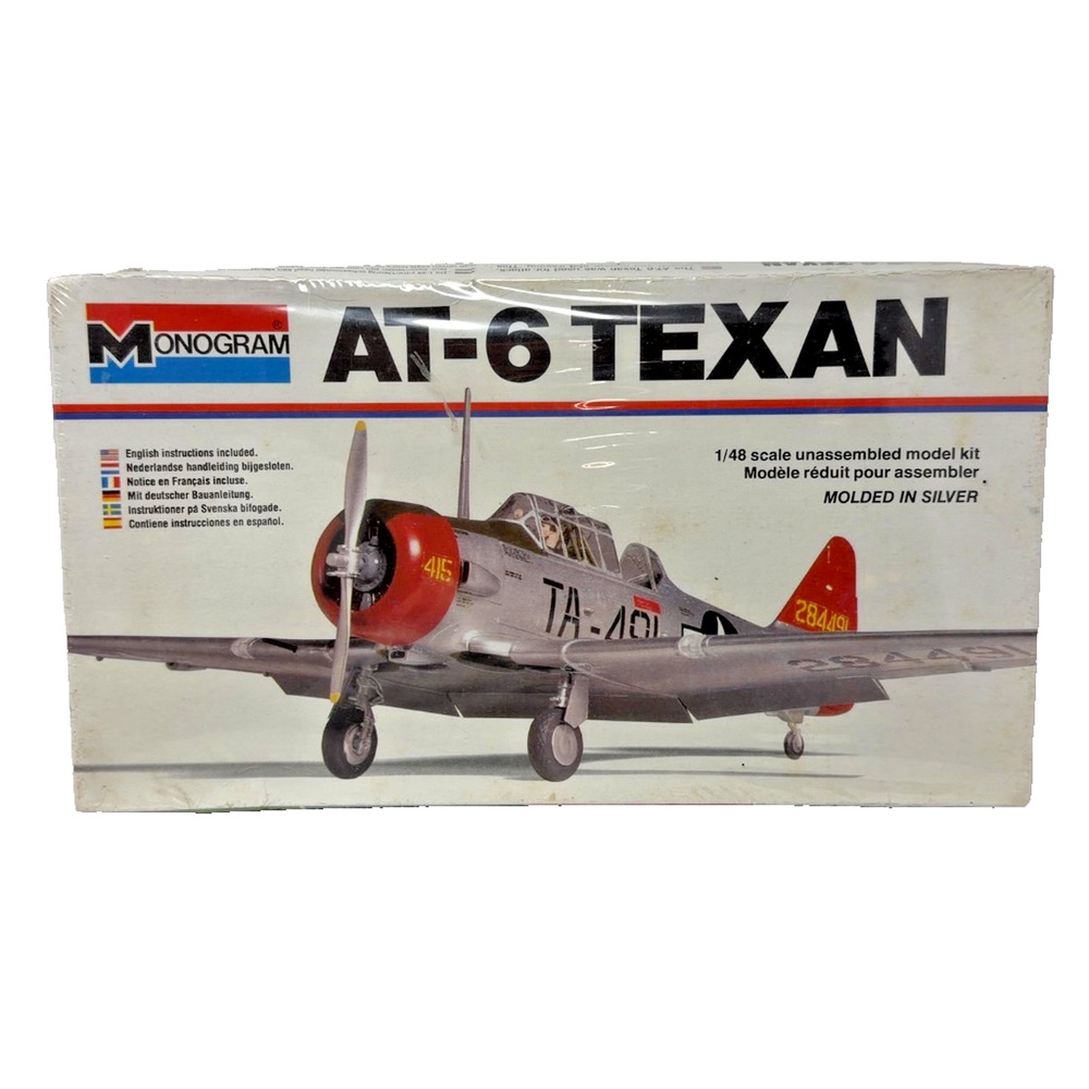 Vintage Monogram 5306 AT-6 Texan 1/48 Scale Model Kit 1979 NOS New